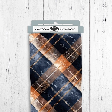 Copper and Cashmere large plaid